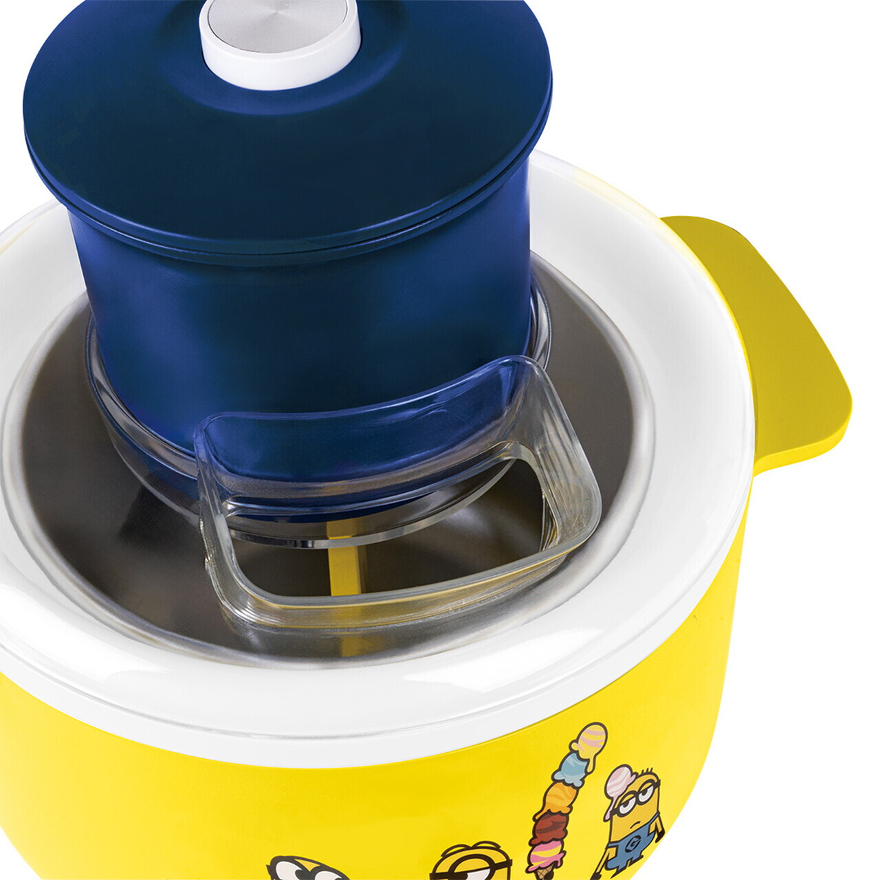 Aparat de facut inghetata Berlinger, Minions Collection, 12W, 1.1L, aluminiu/plastic, galben/albastru — imaginea 6