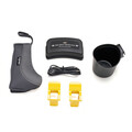 Scaun auto cu isofix, I-Size, U-grow, 76-150 cm, 52.3x45.3x69 cm, poliester, gri