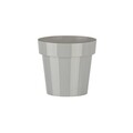 Ghiveci Classic 28 cm, plastic, gri