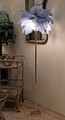 Lampadar Palm, Mauro Ferretti, 3 x E14, 40W, 55x160 cm, fier, auriu/gri