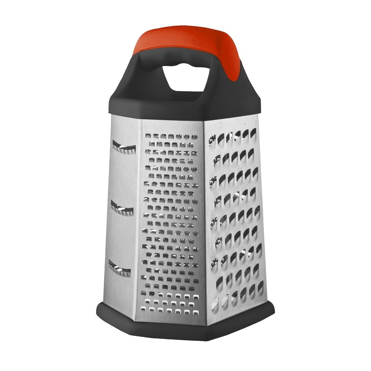 Razatoare cu 6 laturi si recipient colector, Zokura, 23 cm, inox