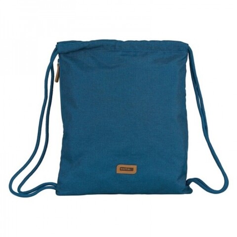 Rucsac pentru copii, safta, 35 x 40 x 1 cm, poliester, bleumarin