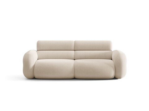 Canapea 3 locuri, Neo, Micadoni Home, 220x100x83 cm, tesatura Boucle, bej