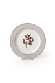 Set farfurii pentru desert, Hermia, 275KRM2585, Dimensiune: 22 cm (4 bucăți), Alb