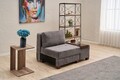 Fotoliu extensibil, Balcab Home, 825BLC4707, Lemn, Gri