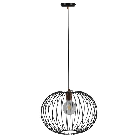 Lustra Dalia, Maison in Design, Ø40 cm, 1 x E27, 100W, negru