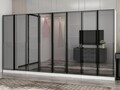 Dulap pentru haine, Hanah Home, Nisa, 360x210x52 cm, Alb