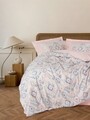 Lenjerie de pat pentru o persoana, Mosola - Salmon, Cotton Box, Bumbac Ranforce 