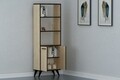 Biblioteca Diamond, Ametti, 60 x 35 x 180 cm, oak/antracit
