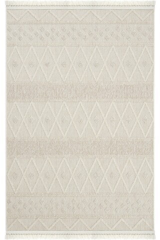 Covor,  Hasir 620, 160x230 cm, 90% POLIPROPILENĂ/10% IUȚĂ, Crem / Bej