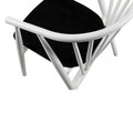 Scaun, Fairfax, Albero50, 55x77x47 cm, Lemn de fag , Alb/Negru