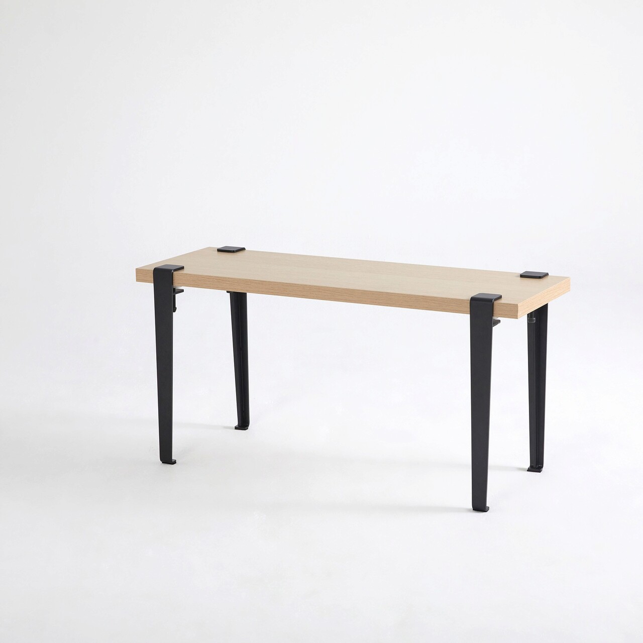 Banca, Logg, Khalkeus , 90x45x30 cm, Lemn/Negru - 1 | YEO