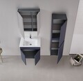 Dulap de baie, Hanah Home, Tivoli 40, Albastru marin mat
