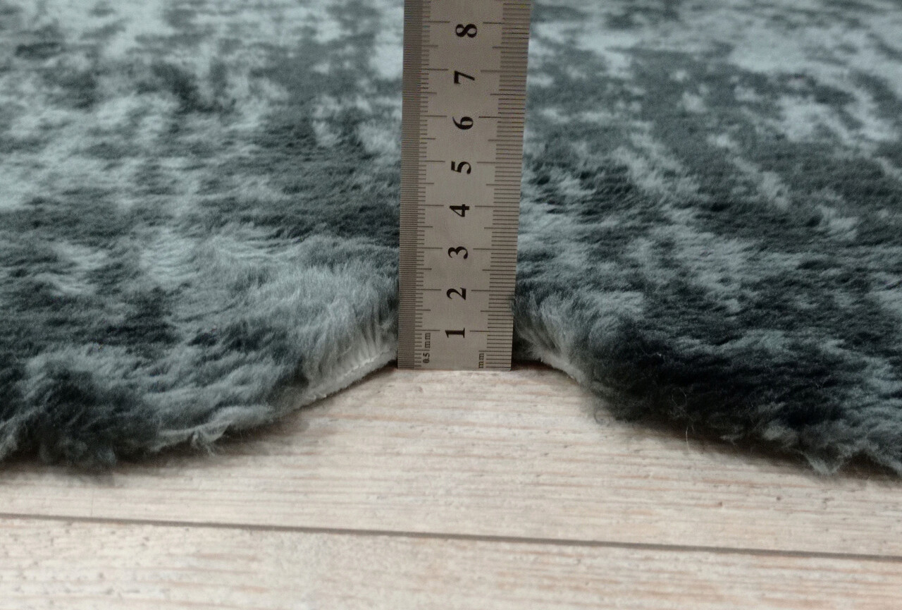 Covor, Laser Pattern, 100x300 cm, Gri inchis