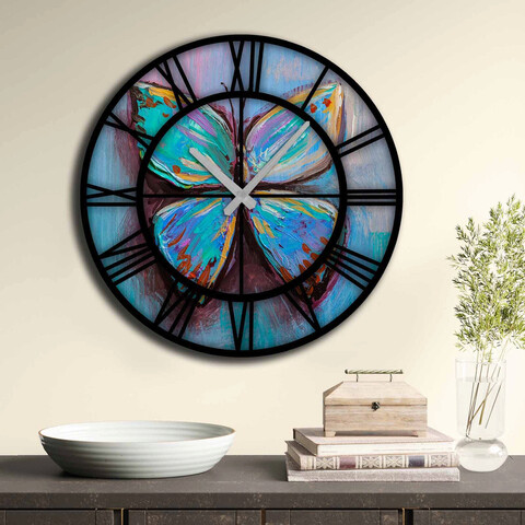 Ceas de perete, 5050ms-024, mdf, ø50 cm, multicolor