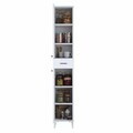 Dulap de baie, Hanah Home, KC112, 30x181.8x32.5 cm, Alb