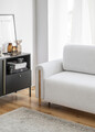Canapea extensibila 3 locuri, ELTAP, SO-ARC-OA-03ROY, Arcadova, 244x97x97 cm, lemn/poliester, gri deschis/stejar