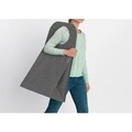 Cos de rufe, Brabantia, Pepper Black, 55 L, 29.5x40.5x54 cm, textil, negru