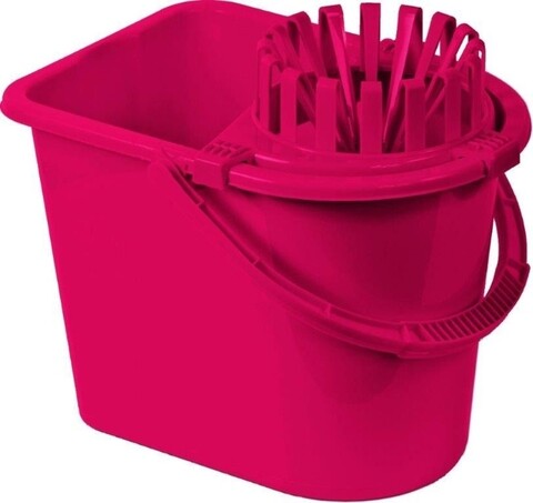 Galeata cu storcator Cubo, Jotta, 12 L, gri/albastru Jotta