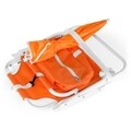 Set scaun cu parasolar si geanta frigorifica pentru copii, Kids Beach,  L.37 l.28 H.45, portocaliu
