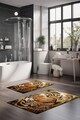 Set covorase de baie, Cartwright, CT-5136, Poliester, Multicolor