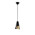 Lustra, Tatum, 584TTM1230, Metal, Negru / Vintage