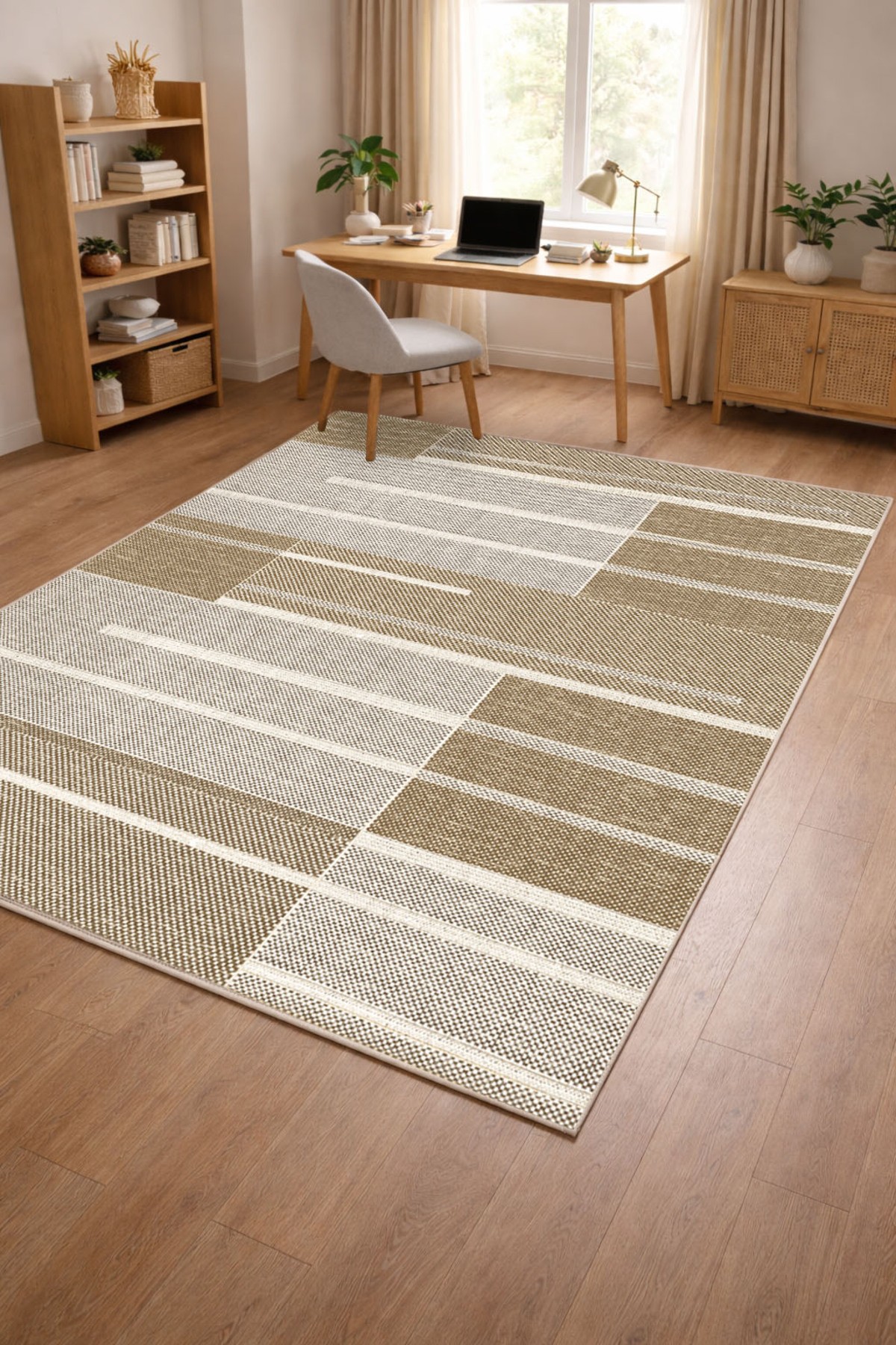 Covor, CLR-7203-542, 200x240 cm, Poliester, Bej