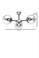 Lustra, Stala, 846STL2932, Metal, Cupru