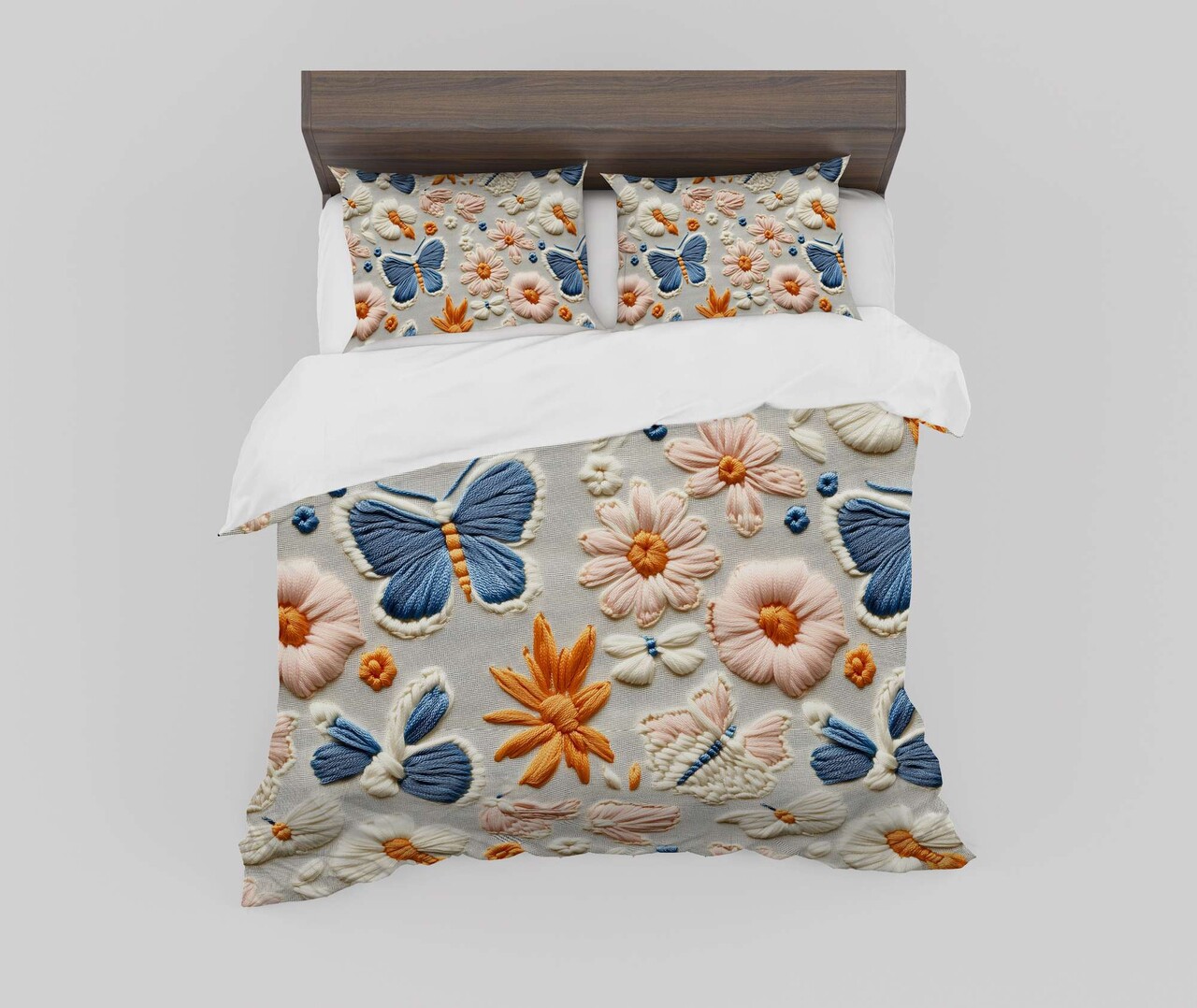 Set husă de pilotă dublă (FR), L'essentiel Maison, FLW_DVT25-12, Multicolor - view 4
