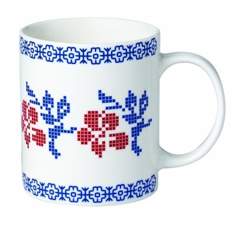 Cana trandafir, heinner home, 310 ml, new bone china, multicolor