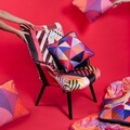 Fotoliu MOSS X NAOKO, Homla, 70x55x95 cm, catifea din poliester, multicolor