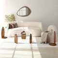 Masuta de cafea, Neostill, Surf, Castaniu / Transparent