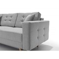 Coltar extensibil reversibil 3 locuri ELTAP, AsgL-03, Asgard, 248x162x93 cm, lemn/poliester, negru