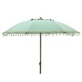 Umbrela pentru plaja Heart, Decoris, 180x200 cm, verde deschis