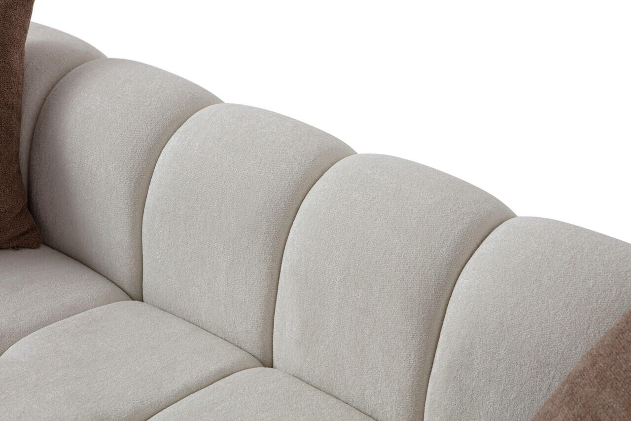 Canapea 3 locuri, Atelier del Sofa, 752EST1180, Alb — imaginea 5