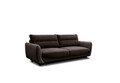 Canapea extensibila 4 locuri ELTAP, SO-SIL-22NU, Silva, 236x95x90 cm, lemn/poliester, maro inchis