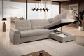 Coltar extensibil dreapta 3 locuri ELTAP, RT-18SO, Sado, 272x192x95 cm, lemn/poliester, bej deschis