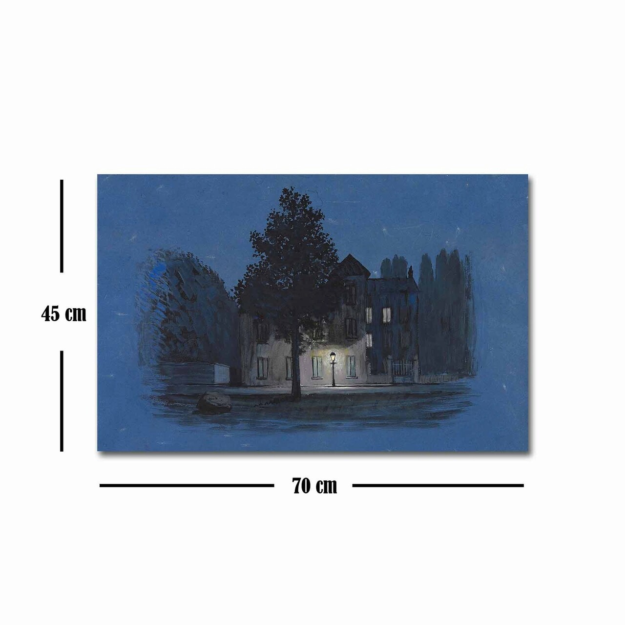 Tablou decorativ, FAMOUSART-026, Canvas, Dimensiune: 45 x 70 cm, Multicolor