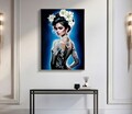 Tablou decorativ Isabel -B, Mauro Ferretti, 72x102 cm, lemn de pin/canvas pictat si lacuit, multicolor