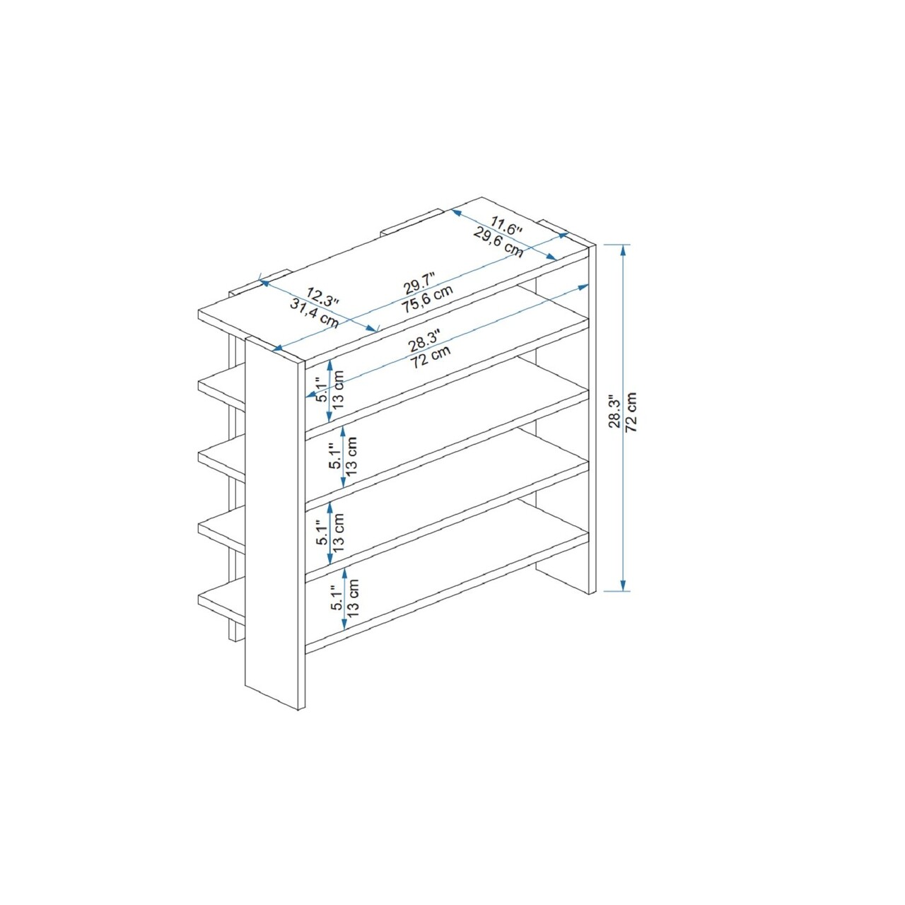 Pantofar, Arnetti, Sargel, 72x75.6x31.4 cm, PAL, Antracit