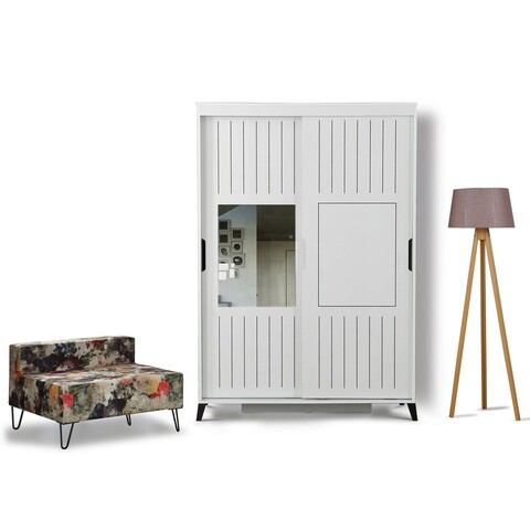 Dulap pentru haine, Comforty, Pasific Home Fuga, 120x216x60 cm, Alb 120x216x60 imagine 2022