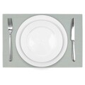 Suport farfurie, Stripe, 45 x 30 cm, plastic, bleu