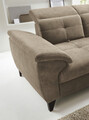 Coltar extensibil dreapta 5 locuri ELTAP, RT-20AU, Inferne, 297x210x107 cm, lemn/poliester, bej inchis