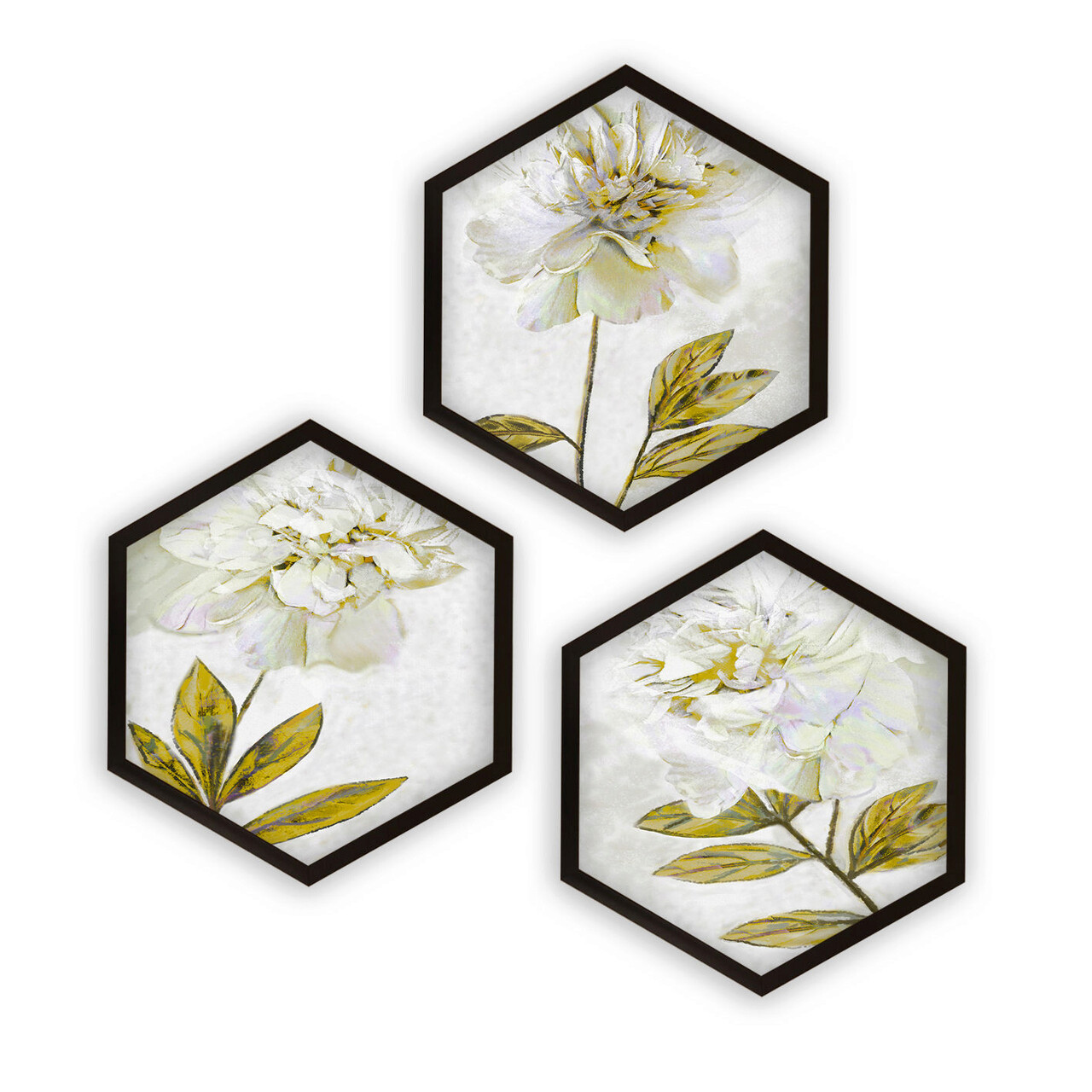 Set 3 tablouri decorative, 6GEN131514, MDF, Plastic, Multicolor - 1 | YEO