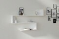 Raft de perete, Asse Home, Penne, 120x71x20 cm, Alb