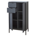 Comoda pentru baie Lucera, 60x32x122.5 cm, MDF, gri