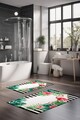 Set covorase de baie, Cartwright, CT-5319, Poliester, Multicolor