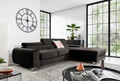Coltar extensibil dreapta 3 locuri ELTAP, RT-97RIV, Grayson, 278x205x92 cm, lemn/poliester, gri inchis