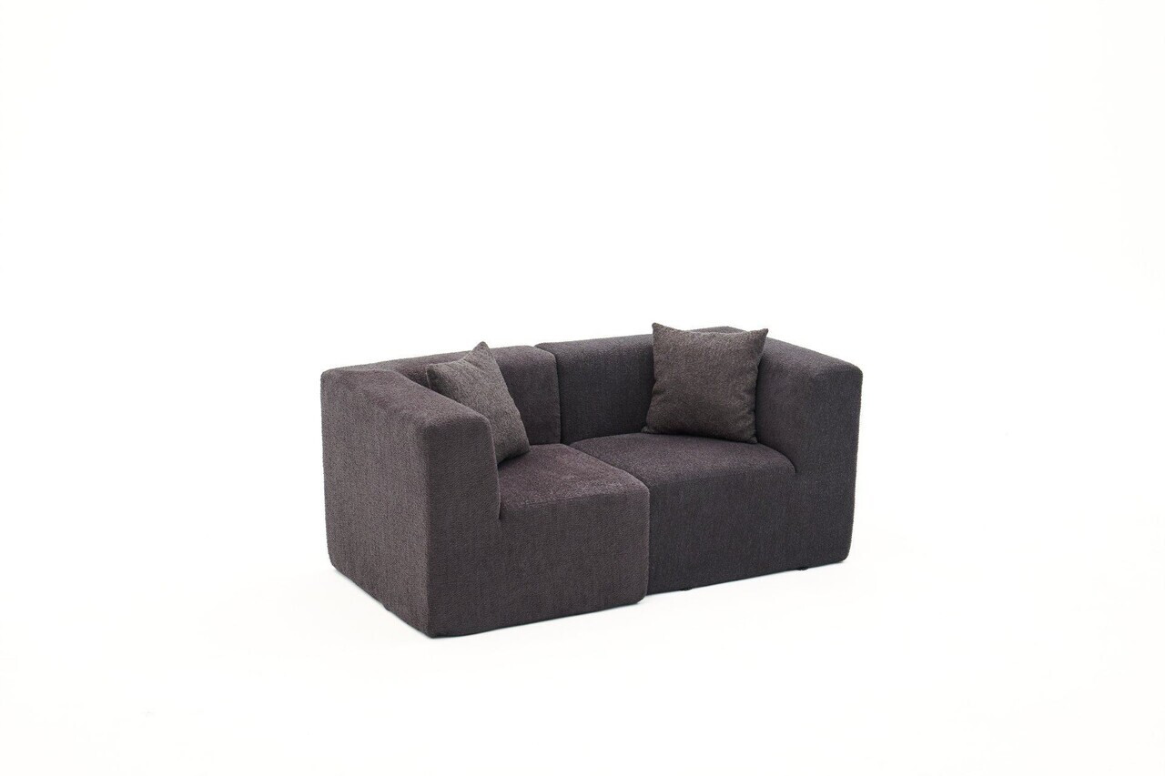 Canapea 2 locuri, Atelier del Sofa, 613LFS1119, Antracit — imaginea 6