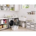 Cos de gunoi Dual Swing M, plastic, 18.15 L, alb